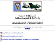 Tablet Screenshot of 32ndbombsquadron.com